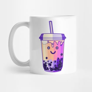 Lavender boba tea character design Mug